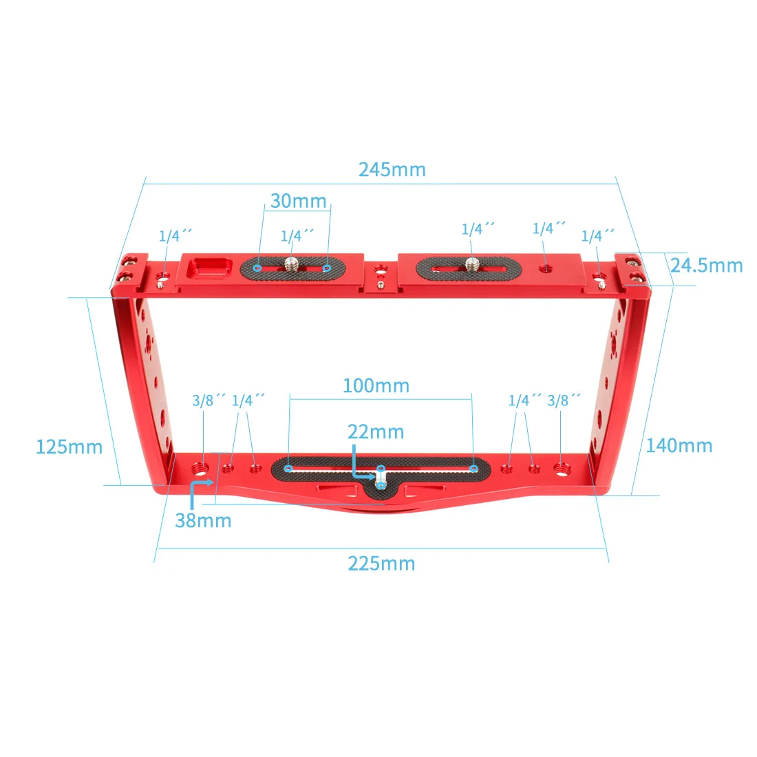 Handheld Griff Stabilisator Living Vlog Kamera Käfig Telefon Video Rig Halterung für Dji Osmo Action/Yi/Eken für Gopro 13 12 Filmemachen – Detail 16