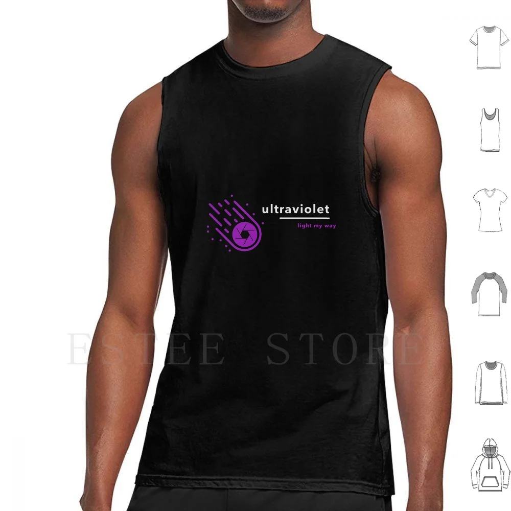 Ultraviolet Light My Way Tank Tops Vest Sleeveless Ultraviolet Light Way Show Visible See Invisible Spectrum Song Baby