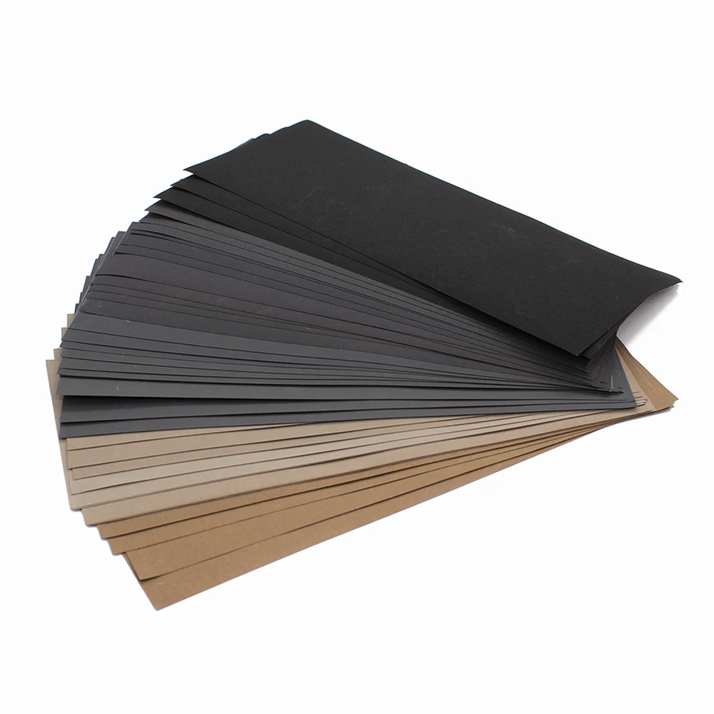 9x3.6 "Cao Cấp KHÔ ƯỚT Cát Giấy Assorted 320 to10000 Nhám + Tặng Giấy Nhám Giá Đỡ cho Gỗ Nhựa trang sức và Kim Loại Đánh Bóng