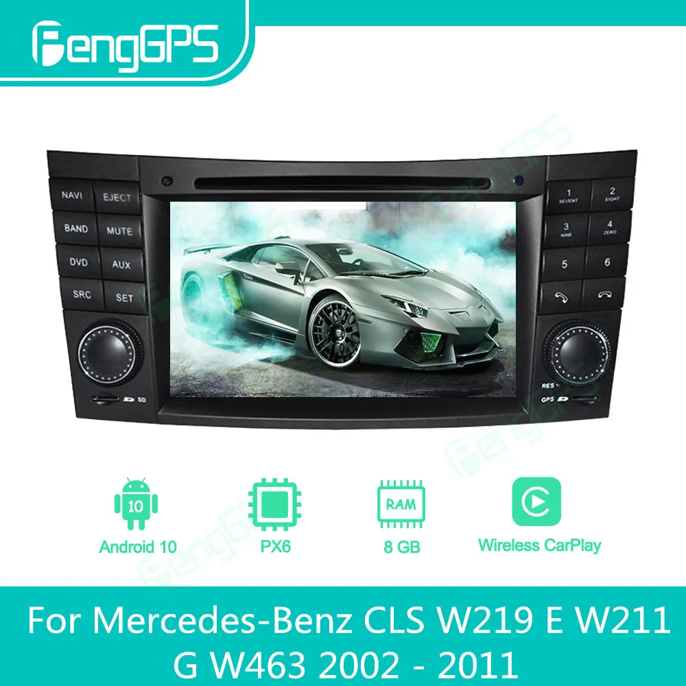 Multimedia Player Android Car Radio For Mercedes-Benz CLS W219 E W211 G W463 2002 - 2011 Autoradio Stereo GPS Screen DVD Unit