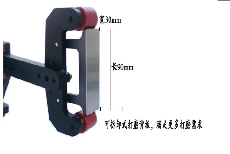 Mini DIYเครื่องบดขนาดเล็กเดสก์ท็อปมัลติฟังก์ชั่เข็มขัดสายพานลำเลียงสายพานลำเลียงSander 220V 0-32M/S (660*25)