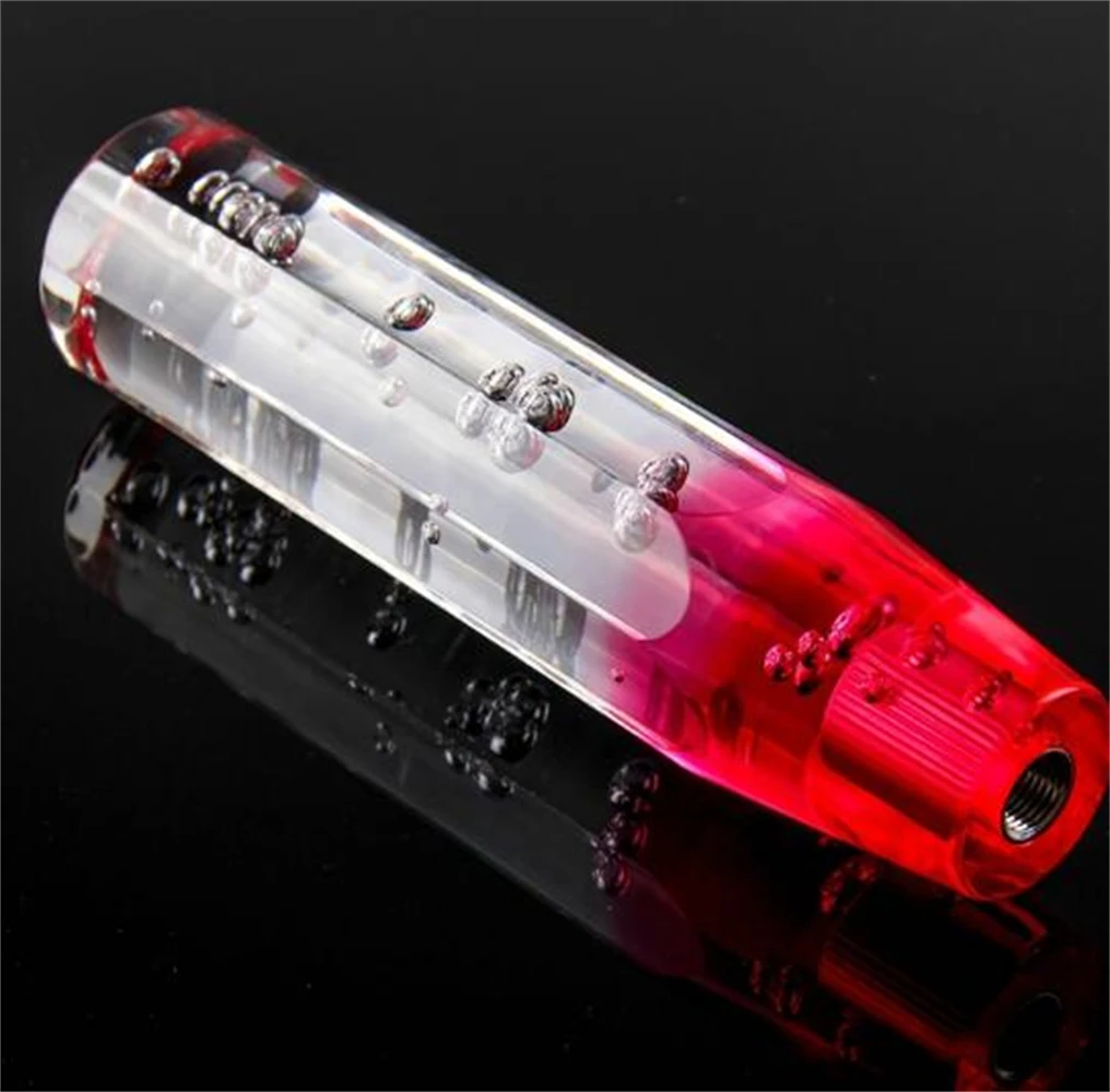 

15cm Car Gear Shift Knob Colorful Crystal Bubble Car Styling Manual Shift Stick Gear Knob Fit For Honda Toyota Nissan