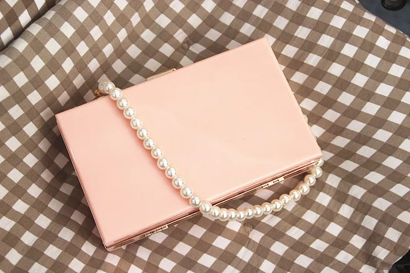 Sweet Portable Pearl Bag Strap Belt  Handles Chain Women Handbag Shoulder Crossbody Bag Strap Replacement Long Bag Accessories