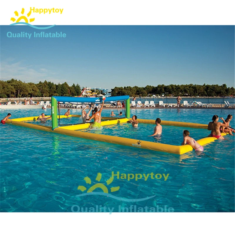 Summer Fun Water Sports Games PVC Inflatable Volleyball Court