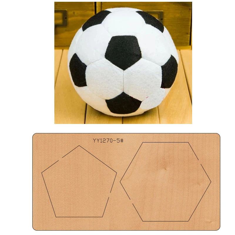 

Handmade football die-cutting wood die, YY1050 suitable for common die-cutting machines in the market