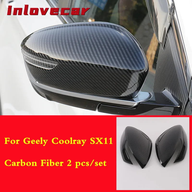 

Для Geely Coolray SX11 2018 2019 2020 Стайлинг зеркала заднего вида Внешняя рамка отделка крышка Украшение автомобильные аксессуары для заднего вида