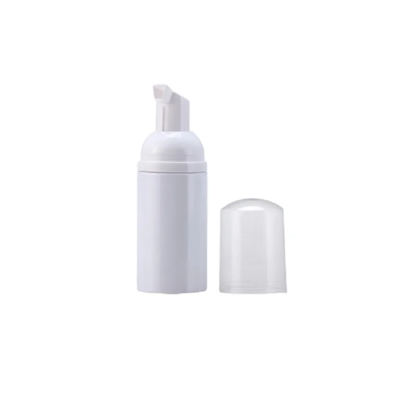 

30ML Plastic Foaming Bottle White Clear Soap Mousses Liquid Dispenser Refillable Froth Shampoo Lotion Bottling Foam Bottle 20pcs