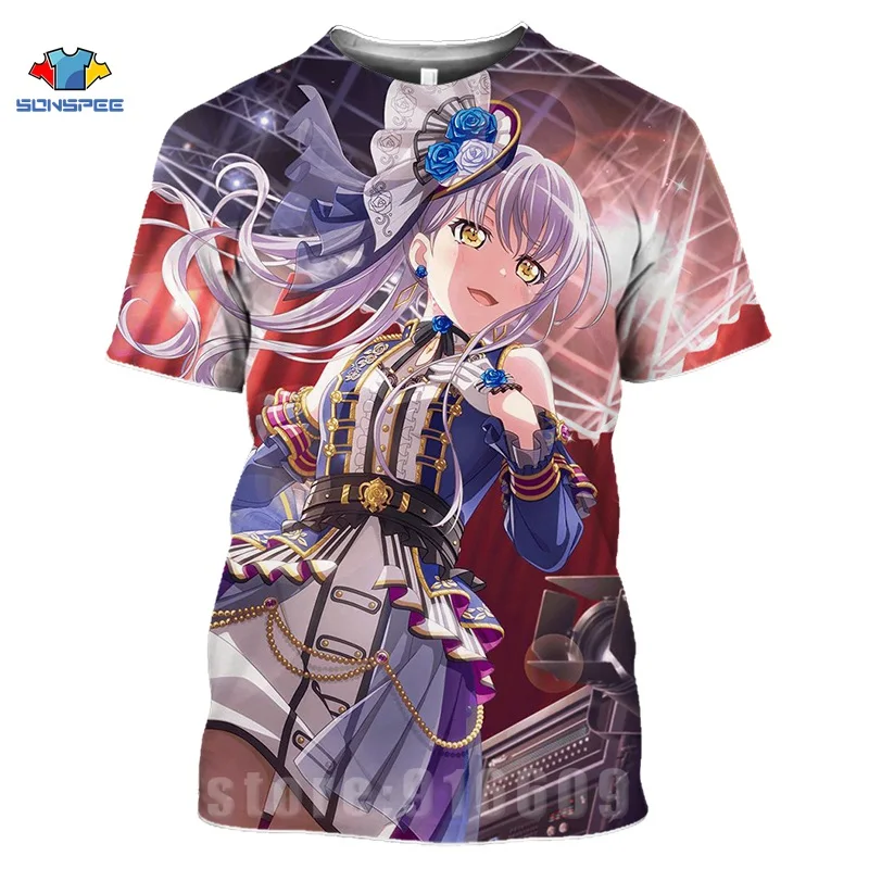 3d Anime Idol Gril T Shirt Print Love Live Men\'s T Shirts Women Sportswear Homme Fashion T-shirt Cute Gril Harajuku Funny Shirts