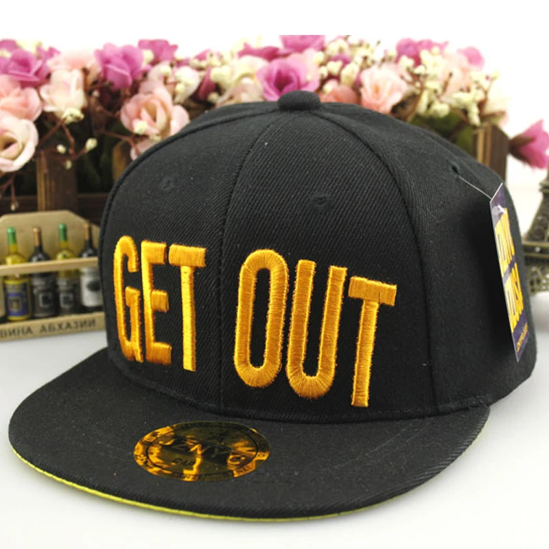 New 3D Letter Embroidery Baseball Cap Kids Sun Hat Boys Girls Snapback Hip Hop Caps For Children 2-9 Years Old