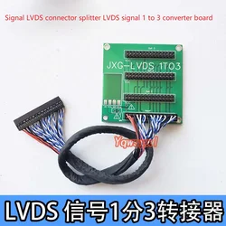 Yqwsyxl Segnale LVDS connettore splitter LVDS bordo di driver macchina pubblicitaria del segnale 1 turn 3 stesso di visualizzazione dello schermo HD