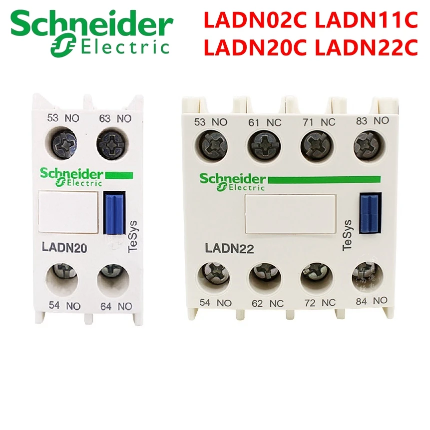 Schneider Auxiliary contact of AC contactor LC1D LADN02C LADN20C LADN11C LADN22C LADN02 LADN20 LADN11 LADN22