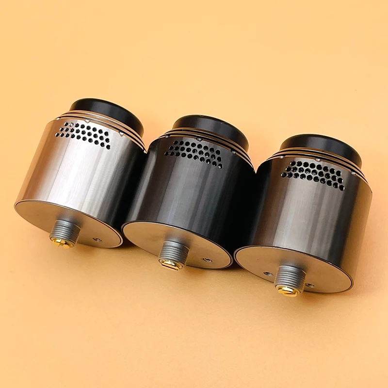 DSXVape Temple Dual Coil RDA Atomizador Reconstrução, Cigarro eletrônico, Gotejamento com Squonk BF Pin para 510 Vape Box Mod, 28mm