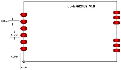 BL-M7612NU2 التلفزيون الذكية مخصصة 300 متر ثنائي النطاق + التيار المتناوب واي فاي وحدة ، مع 2 رؤساء IPEX