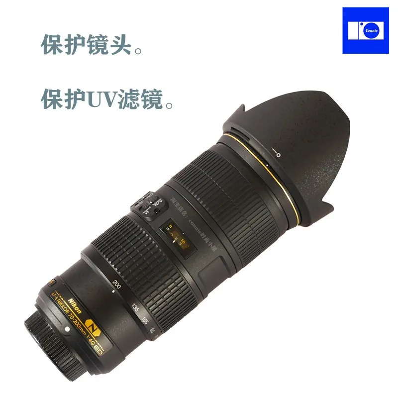 HB60 HB-60 67mm Bayonet reverse Flower Lens Hood cover for NIKON AF-S nikkor 70-200mm F4 G ED camera lens 70-200