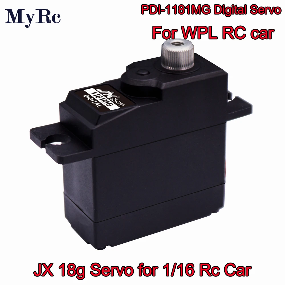 

JX PDI-1181MG 18g 3,5 кг металлическая Шестерня цифровой сердечник сервопривод для WLtoys 144001 WPL Радиоуправляемый автомобиль B1/16 B24 C14 C24 вертолет самолет