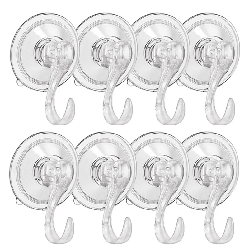 

Transparent Strong Self Adhesive Door Wall Sucker Hangers Hooks Suction Heavy Load Rack Cup Sucker for Kitchen Bathroom 4/8pcs