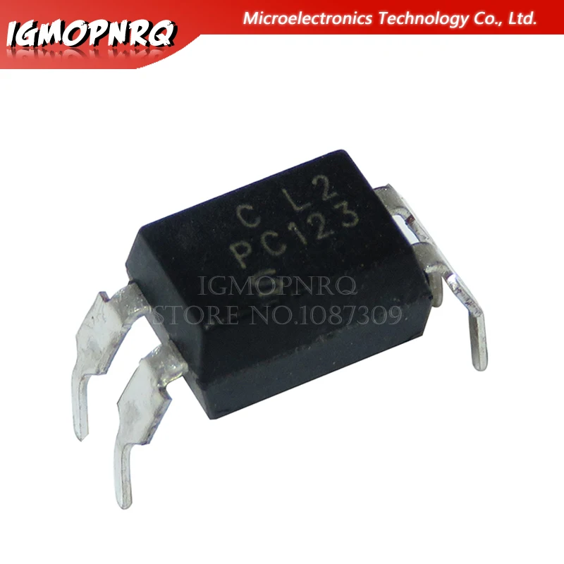 10PCS PC123 DIP4 DIP PC123B PC814 EL814