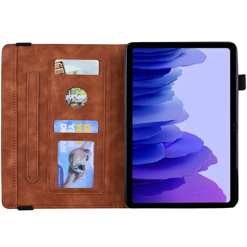 Funda de cuero con relieve 3D para tableta Samsung Galaxy Tab A7, 2020 pulgadas, SM-T500, T505, A7, 10,4