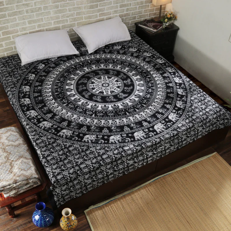 

Hippie Wall Hanging Mandala Homedecor Tapestry Bed Cover India Tapestry Trippy Tapestry