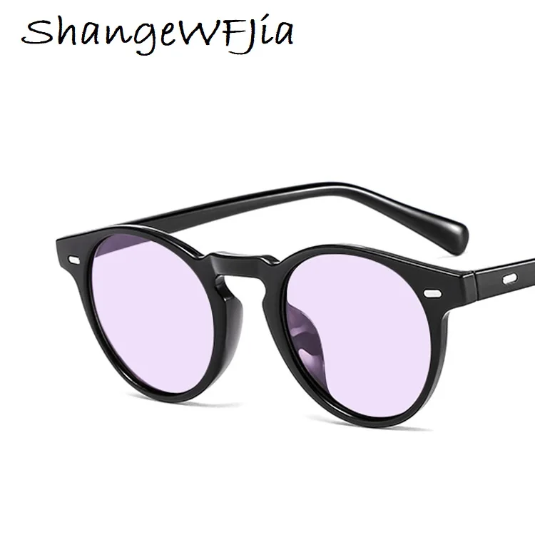 Men Round Sunglasses Women 2024 Fashion Vintage Sun Glasses Oval Shades Glasses UV400 Oculos De Sol