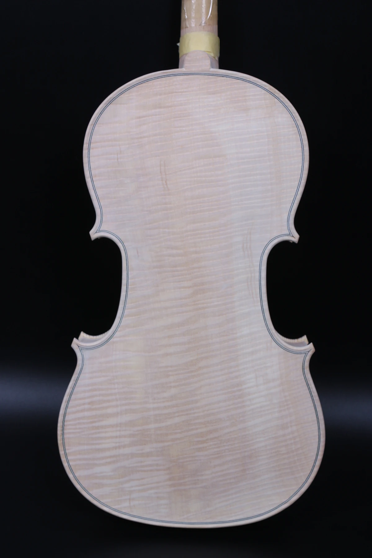 

Unfinished 4/4 Violin Handmade Violin Stradivari Model Flame Maple Spruce #3233