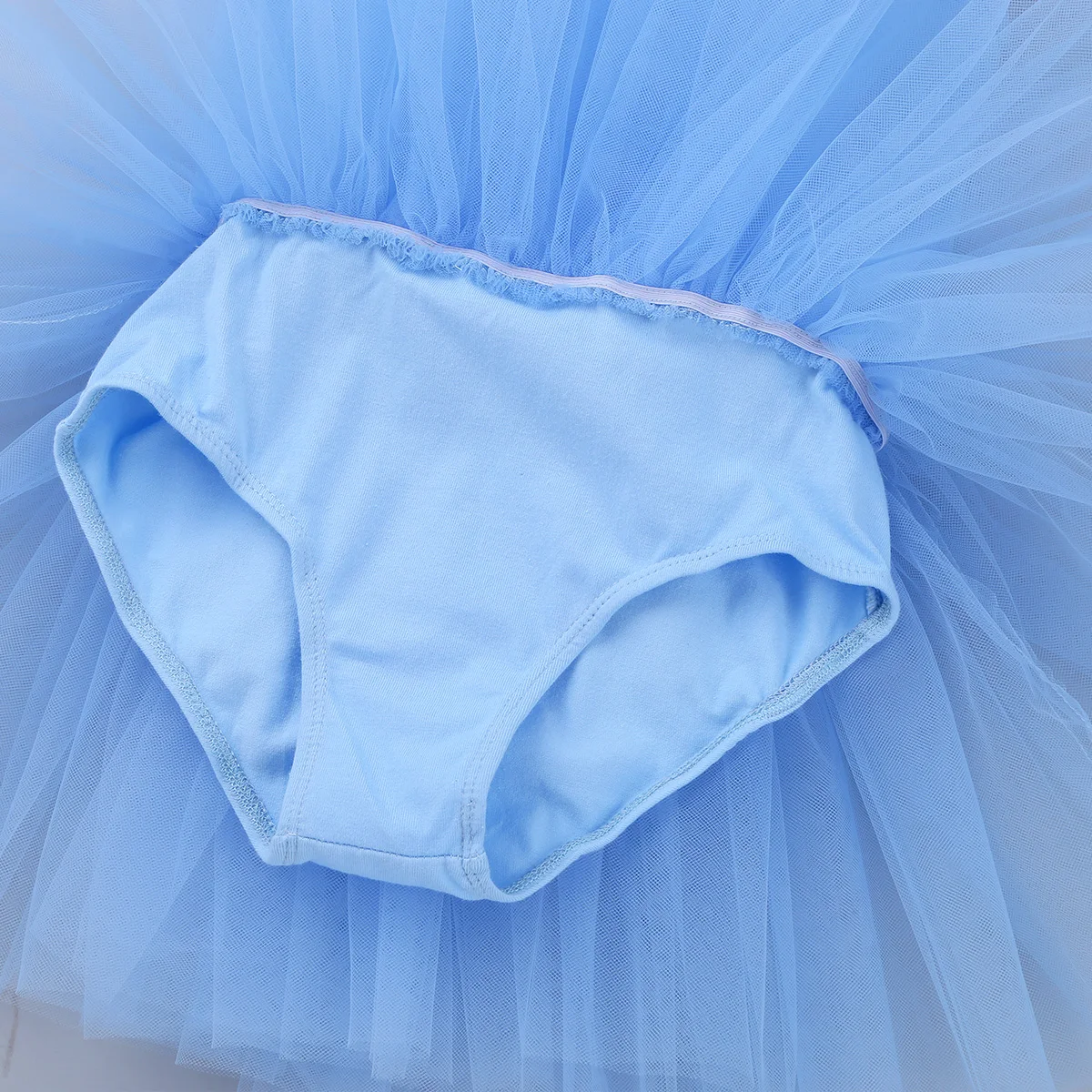 Ballet Jurk Kinderen Katoen Ballet Tutu Jurk Turnpakje Meisje Mesh Splice U-Vormige Terug Gymnastiek Dancewear Ballerina Party Kostuums