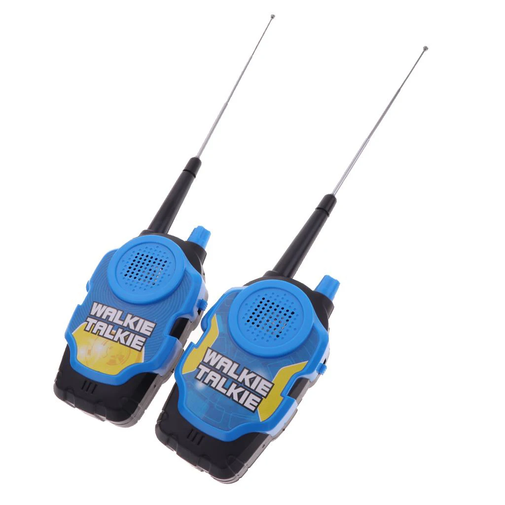 2 PCS 50M Toy Walkie Talkies Mini Portable Kids Electronic Spy Handheld Two-Way Radio Children Outdoor Interphone Toy For Kids