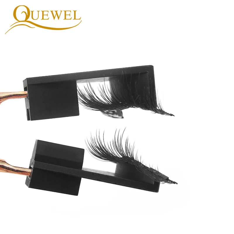 Quewel-aplicador de cílios magnéticos, clipe de cílios profissional, parceiro, aplicador de cílios magnético, fácil aplicação, ferramenta de maquiagem 2020