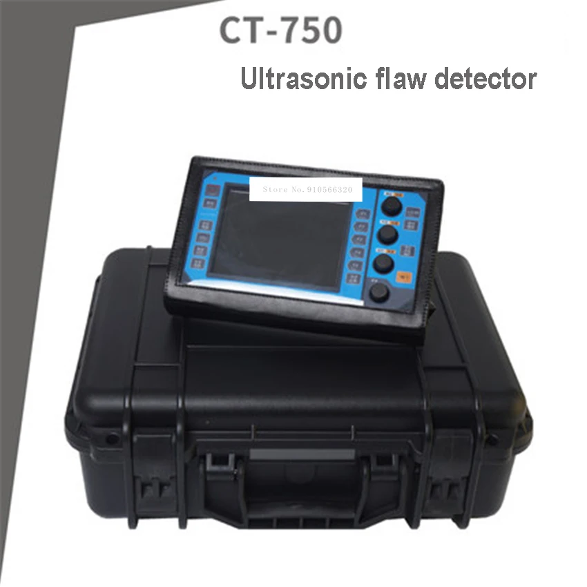 CT-750 المحمولة الرقمية بالموجات فوق الصوتية للكشف عن الخلل هيكل معدني الصلب لحام عيب الكراك الخلل الكاشف 220 فولت 0 ~ 6000 مللي متر رائجة البيع