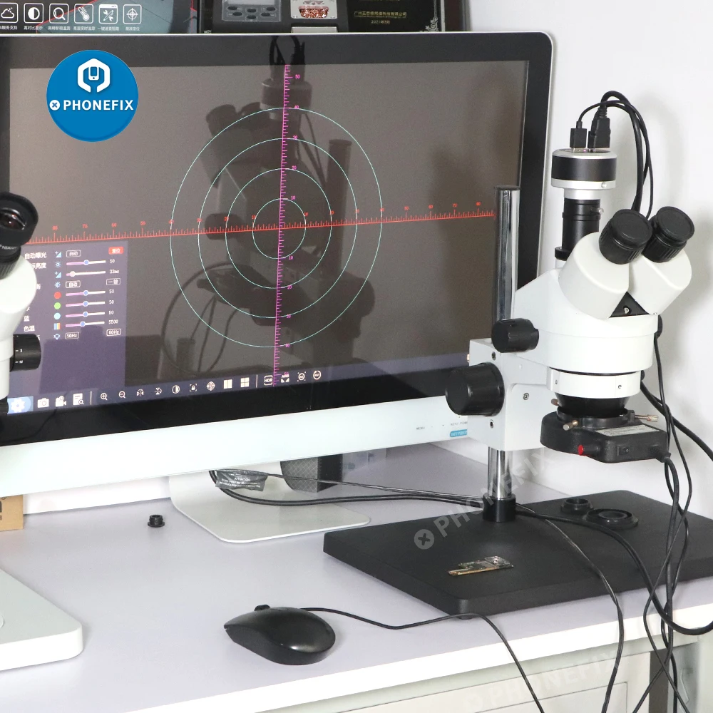 Lab Industrial Microscope Camera 4K Camera 60FPS 1080P HDMI USB 2.0 Digital Video Microscope Camera For PCB Soldering Repair