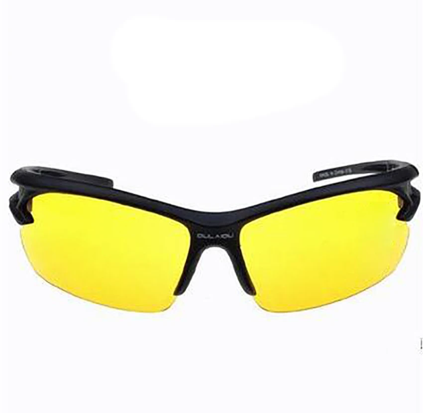 Safety Sunglasses for Work & Sport, Impact Eye Protection Night-Vision Protective Glasses for Cycling, 6 Colors Lenses