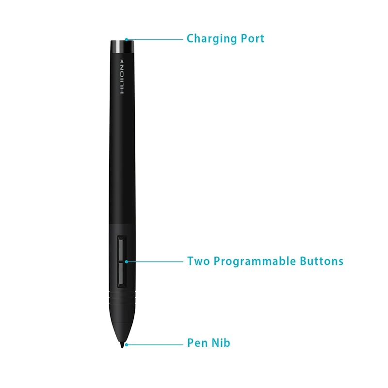 PEN80 Rechargeable Graphic Tablets Digital Stylus Touch Pen P80 for Huion 420 H420 H610 K58 1060 Plus 680S