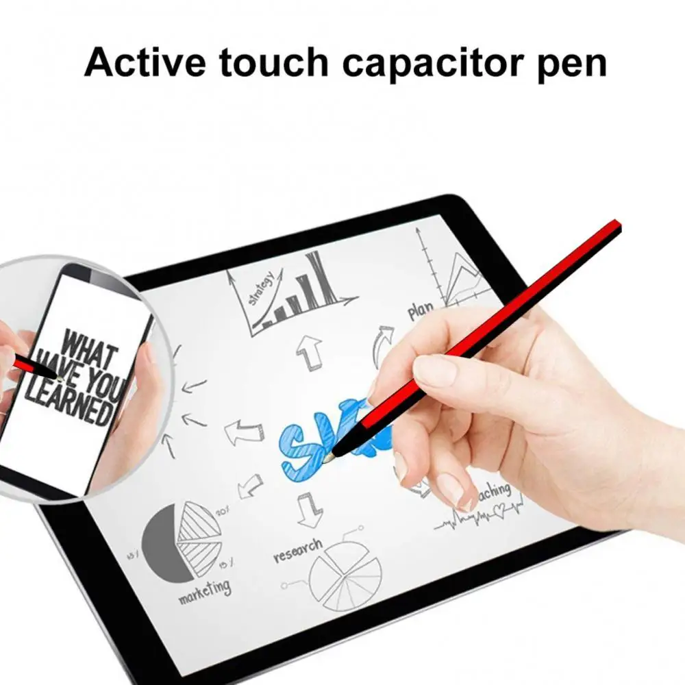 Soft Nib Capacitive Touch Screen Stylus Pencil Mobile Phone Tablet Accessory