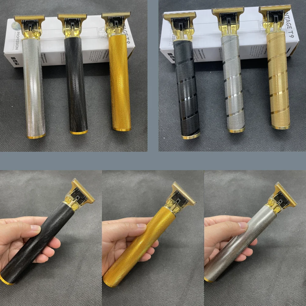 Tondeuse à cheveux sans fil T9 pour hommes, tondeuse à cheveux de barbier, machine à couper les cheveux, tondeuse à barbe, machine à raser, rasoir électrique, rasoir, 2023