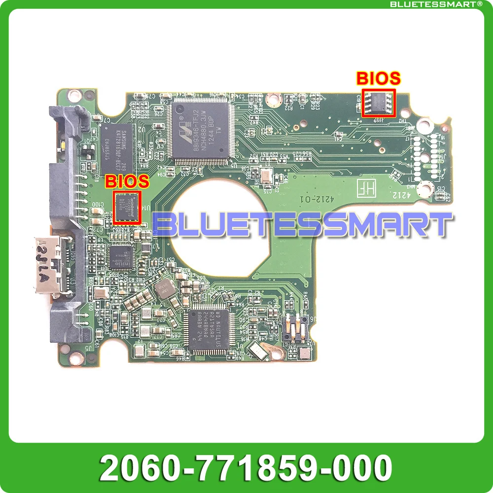 

HDD PCB logic board 2060-771859-000 REV P1 for WD 2.5 USB hard drive WD5000LMVW repair data recovery