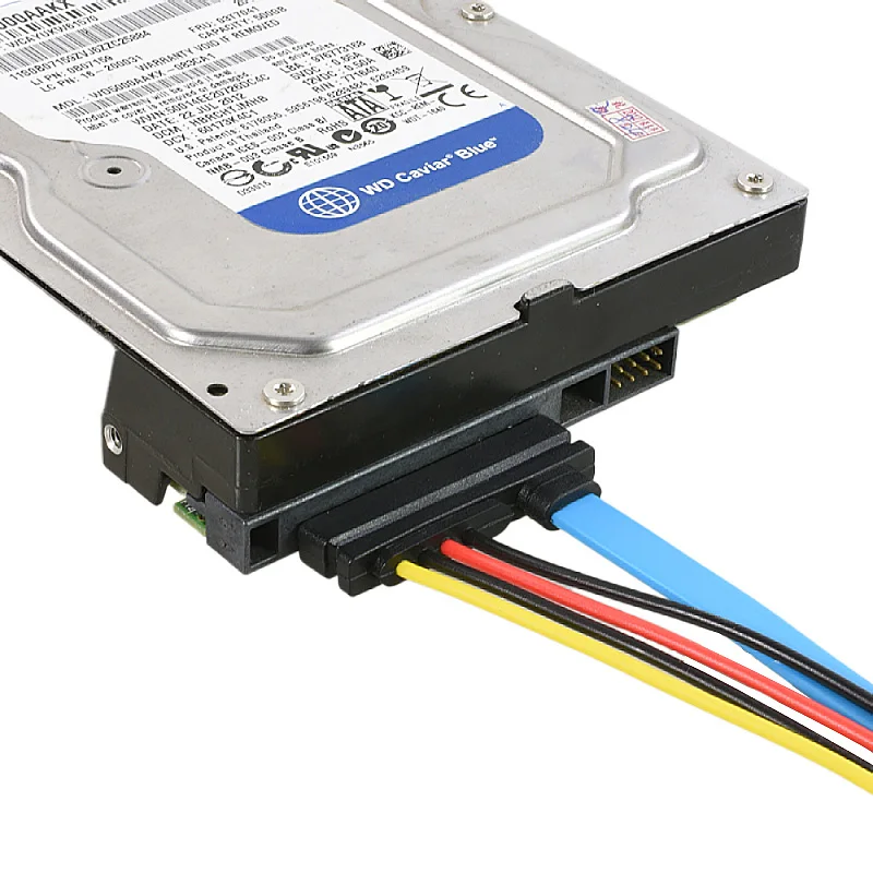 22Pin SATA femmina a 7 + 15 Pin femmina seriale cavo di prolunga SATA cavo di prolunga combinato di alimentazione dati 15cm