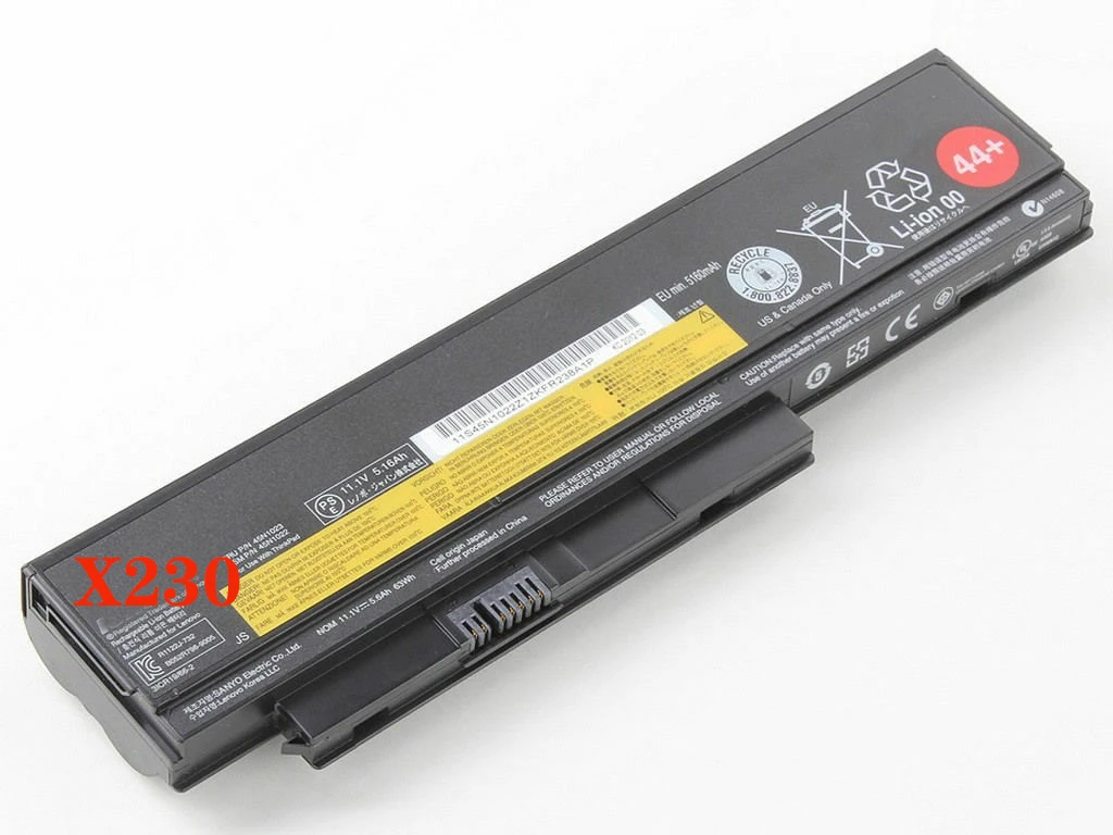 Echte Batterie 45N1025 45N1024 Für Thinkpad X230 X230i 44 + 63Wh