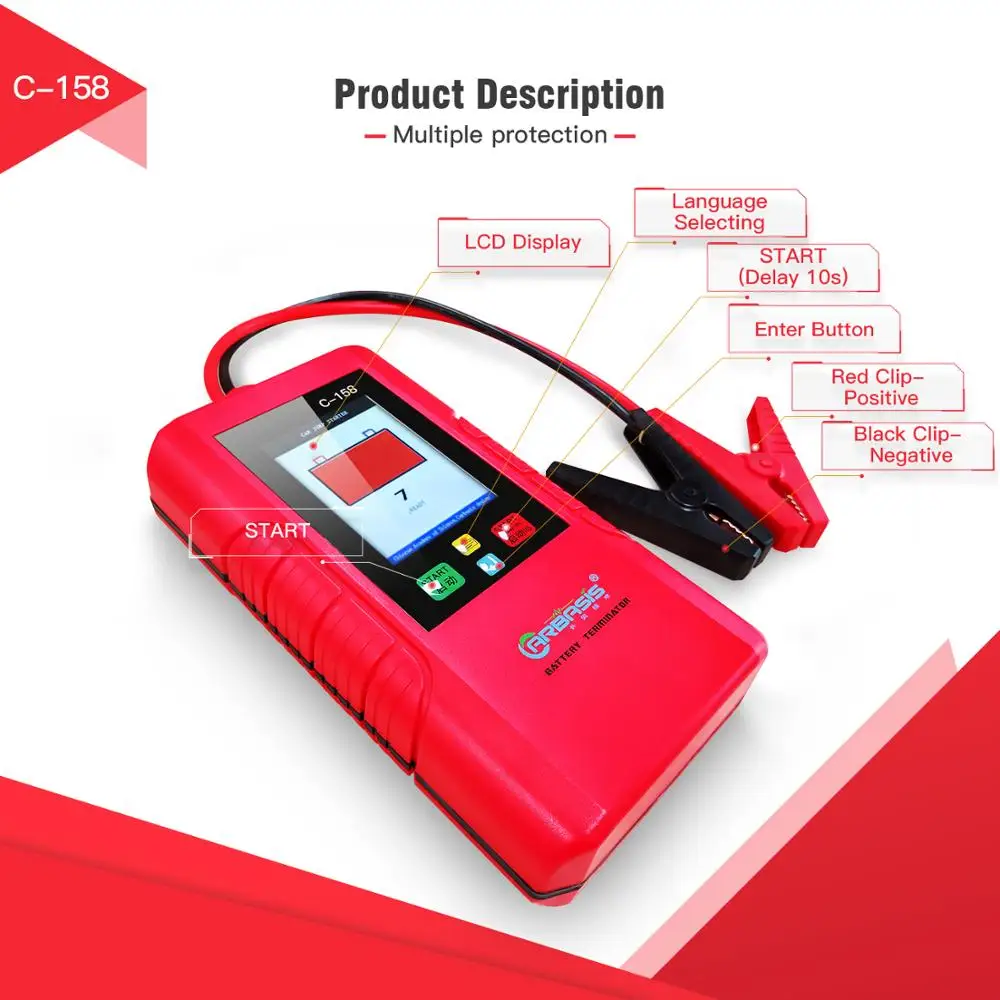 Orginal JDiag 12V SUPER CAPACITOR JUMP STARTER Without Battery No Limited Times Use New Generation Jump Starter