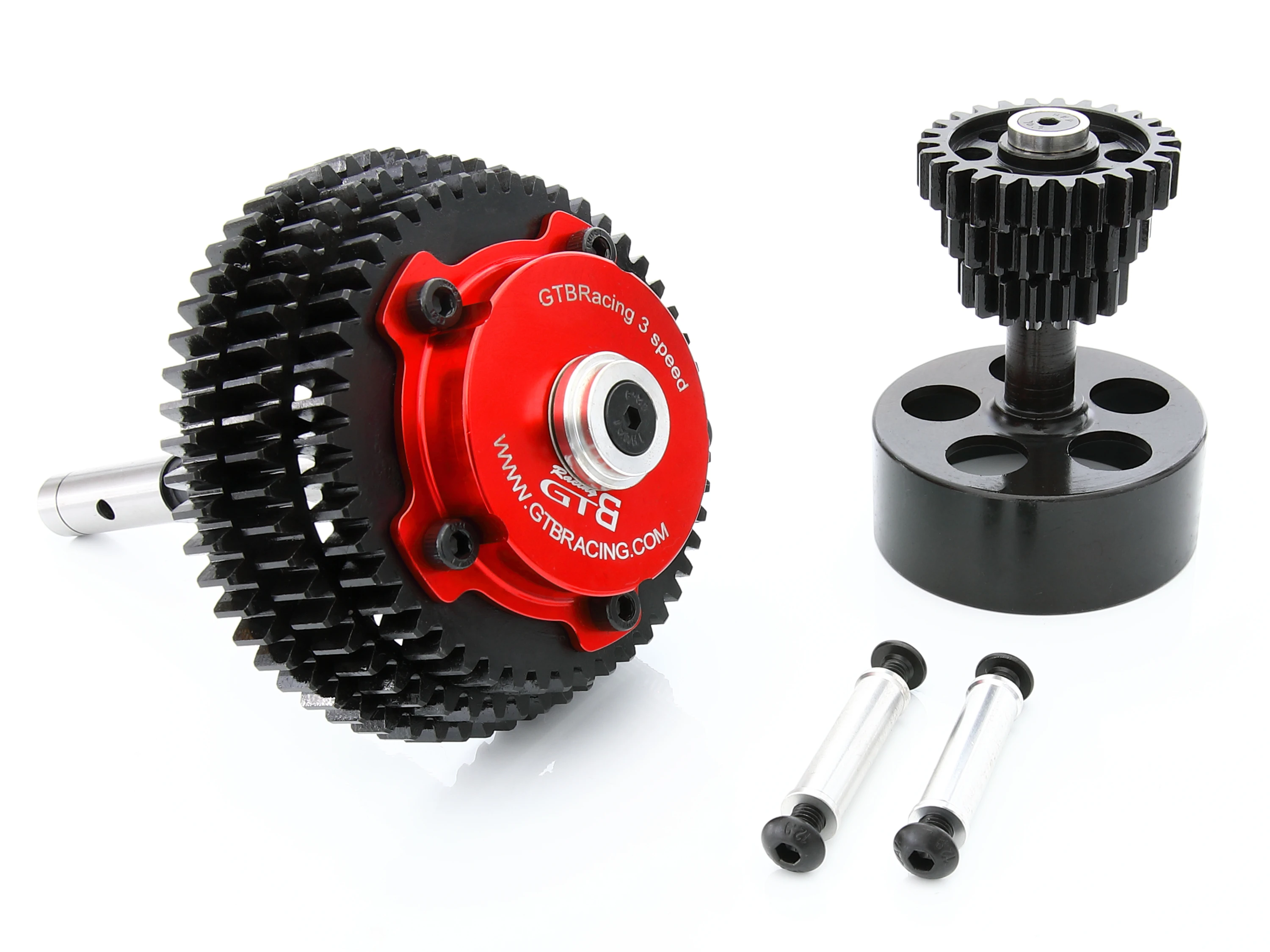 GTBracing Three 3 Speed System Variable Gear Shift II Generation for RC 1/5 Car HPI KM RV Baja 5B