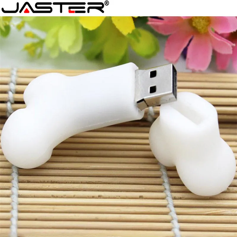 USB-флеш-накопитель JASTER в виде кости собаки, 4-32 Гб