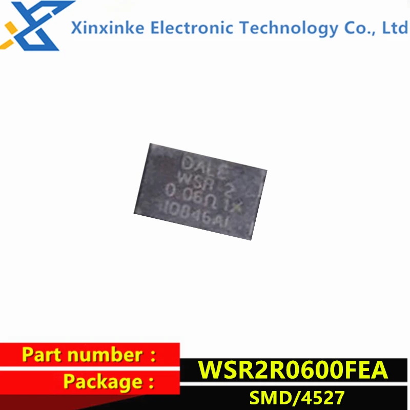 WSR2R0600FEA DALE WSR-2 0.06R 1% 75PPM 2W 60mOhms Automobile Level Detection Rresistance-SMD 2watts .06ohms New Original Genuine