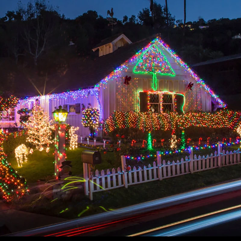 Guirnalda de luces Led de Navidad, iluminación decorativa para exteriores, fiesta de boda, 10M, 20M, 30M, 50M, 100M