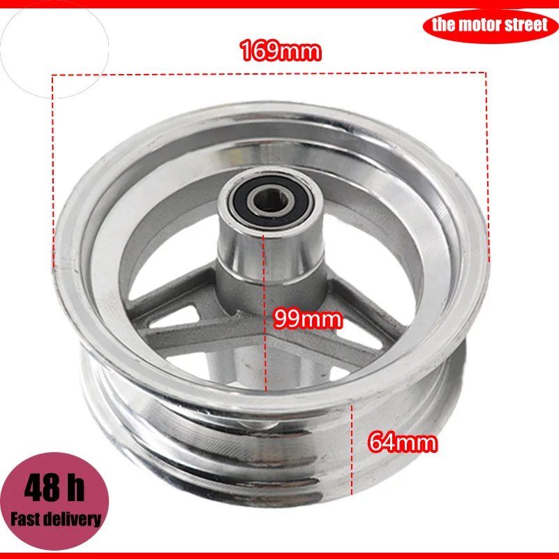 10 inch Electric scooter Tyre 6  wheel hub 3.50-6 Vacuum Road tyre  Brake disc for Small Folding