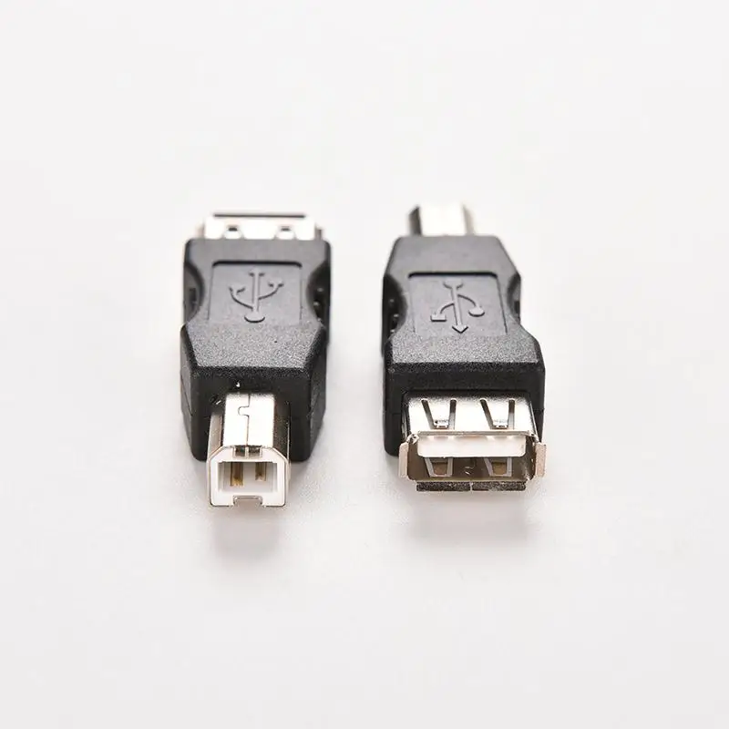 1PC USB 2.0 Type A Female To USB Type B Male Converter Adapter USB Print Cable Conector Charger Connector