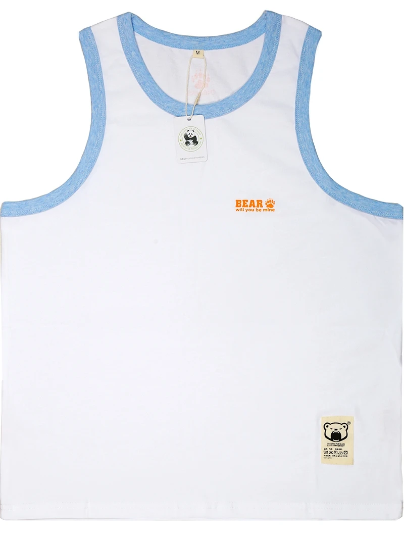 Bear Paw Claw 플러스 사이즈 코튼 언더셔츠, 남성용 탱크 탑, 게이 베어 조끼, Bear M L XL XXL용으로 설계됨