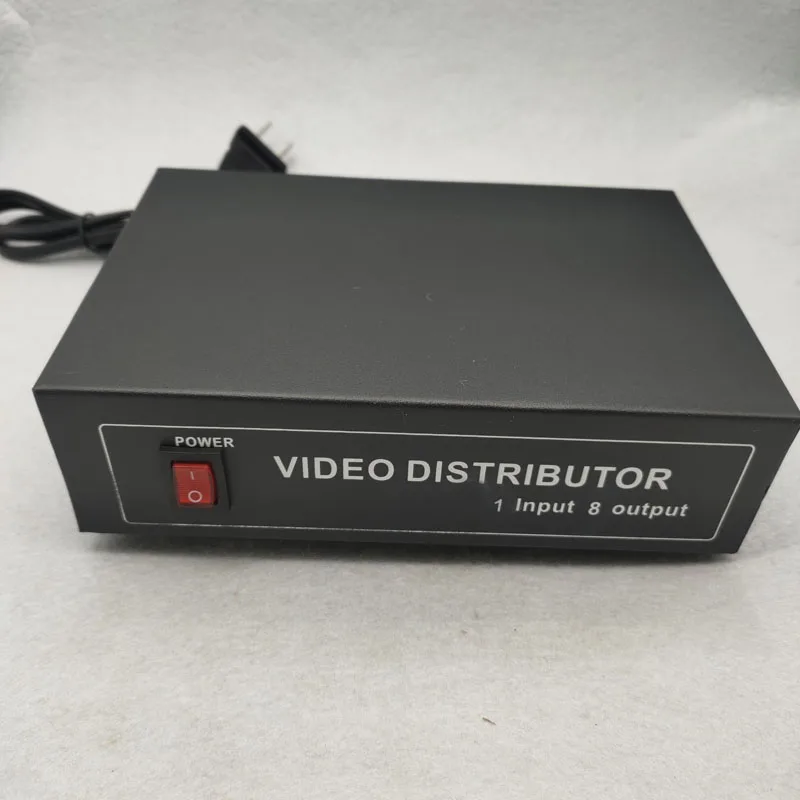 TVI CVI AHD CVBS 1 In 8 Out Composite BNC  Video Distributor  1-8CH Splitter For CCTV Security Camera