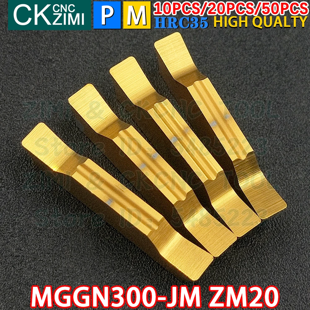 MGGN300-JM ZM20 MGGN 300 JM Carbide Inserts Fine Grinding Cutting grooving Inserts tool CNC Metal lathe Tool For Stainless Steel