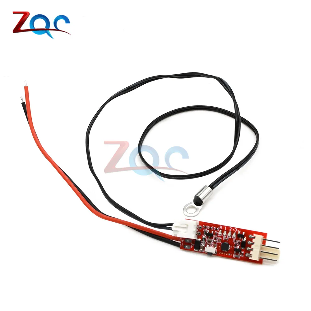 DC 12V 4 Wire PWM PC CPU Fan Temperature Speed Controller Automatic Shutdown Speed Governor Module with Temperature Sensor Probe