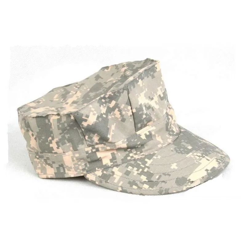 1 Uds sombrero del Ejército de los EE. UU. Vintage Cadet patrulla militar gorra táctica ajustable al aire libre sol sombrero