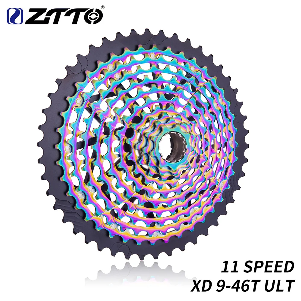 

Ultimate ULT Mountain Bike 11 Speed 9-46T XD Cassette Ultraight 11s MTB Freewheel Steel Durable 11v K7 Sprocket 363g